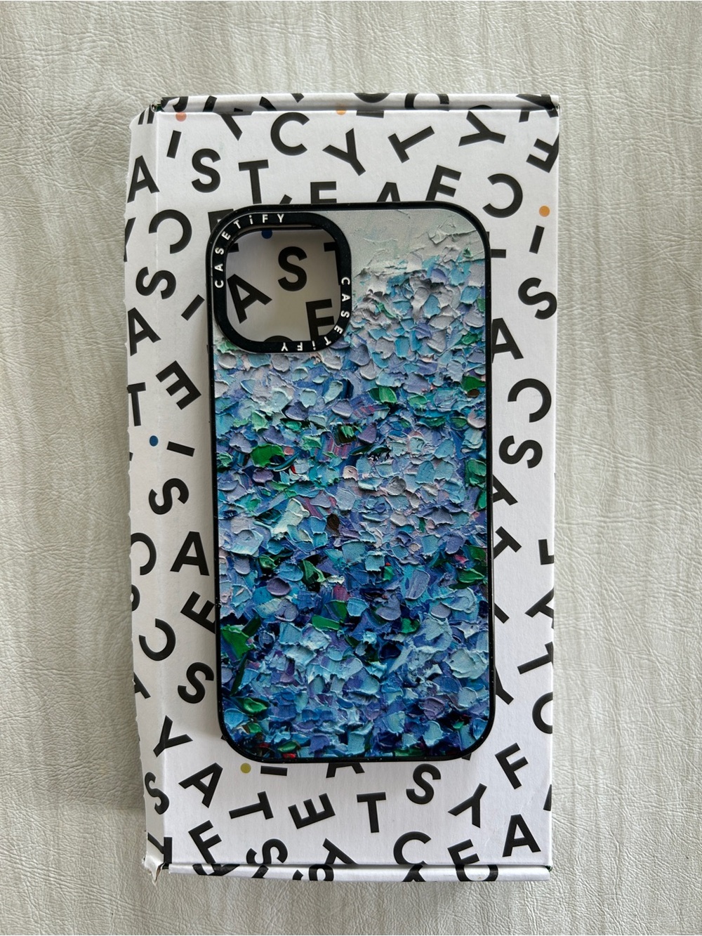 Casetify Textured Hydrangeas Phone Case iPhone 14